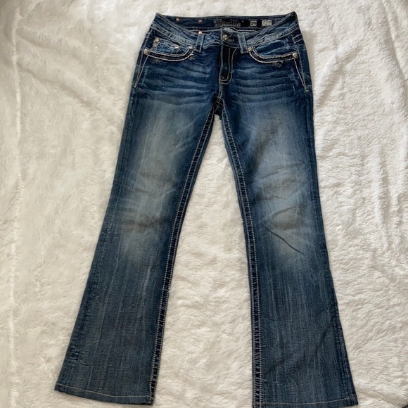 Miss Me Boot Cut Jeans - Picture 1 of 3